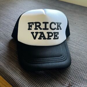 Black and White Graphic Trucker Hat